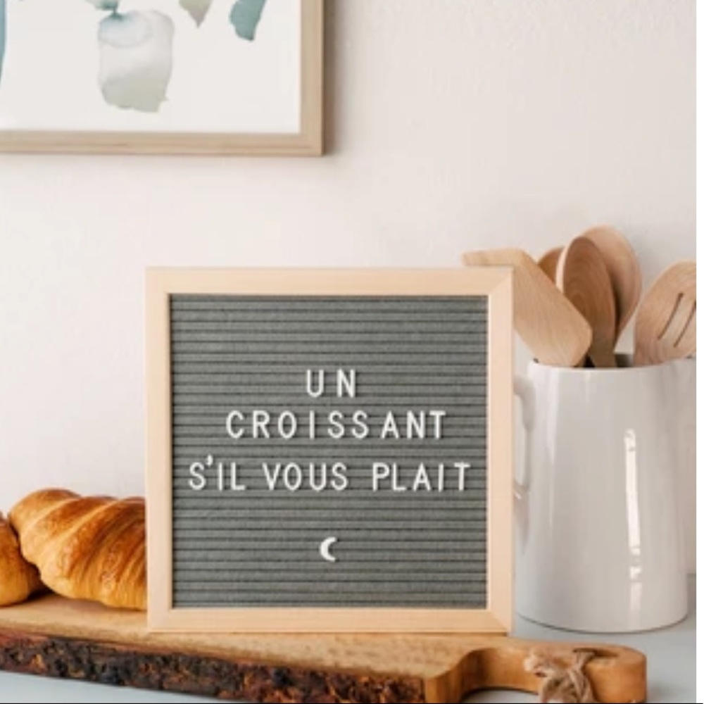 UNDERWOOD LETTERPRESS Felt Letter Board